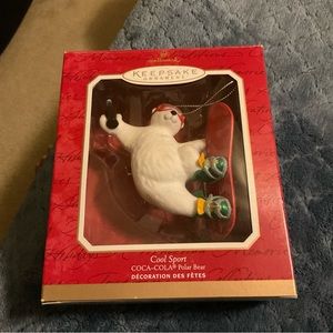 Coca Cola Bear Ornament